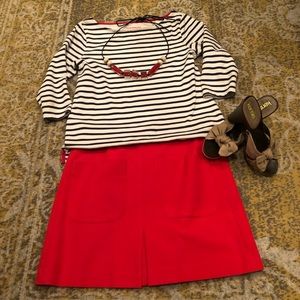 loft above knee skirt